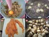 Soupe de verdure aux boulettes de poisson et coquillages - la recette