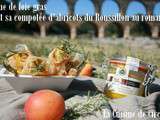 Cônes de foie gras et compôtée d’abricots du Roussillon au romarin, les Journées Européennes du Patrimoine Lidl