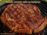 Rouelle marinée cuite au barbecue