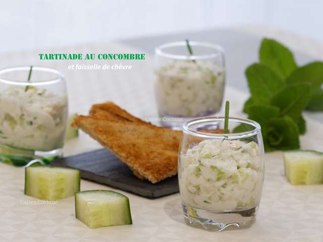 Tartinade de concombre à la ricotta - recette facile