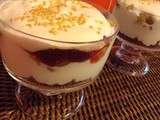 Verrine pommes caramélisé ,spéculoos et fromage blanc