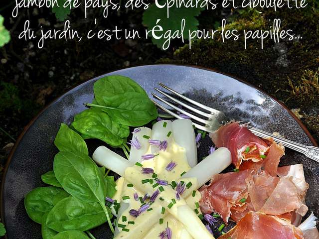 Recettes D'Asperges Blanches Et Sauce Mousseline