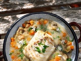 Blanquette de Lingue bleue aux champignons à ma façon