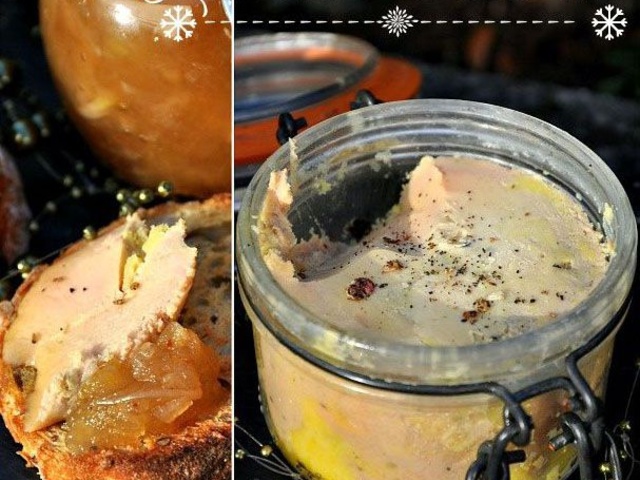 Recette : Terrine de foie gras d'oie et son chutney 