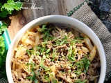 Boeuf haché au chou blanc