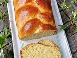 Brioche à l'eau de fleurs d'oranger, vanille et citron