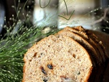 Cake à l'épeautre complet, noisette, Rhum & raisins secs