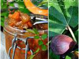 Confiture de figues, pumpkin et poires au rhum