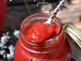 Confiture de fraises et rhubarbe