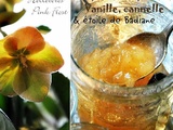 Confiture de poires, vanille, cannelle et étoile de Badiane