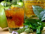 Confiture de tomates vertes et menthe