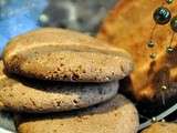 Cookies à l'amande et poudre de cacao cru