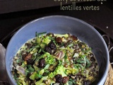 Curry de brocoli aux lentilles vertes