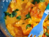 Curry de potimarron, haricots blancs, lait de coco & épices