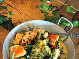 Curry thaï à la patate douce, champignons et haricots verts