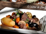 Joue de boeuf mijoté aux olives