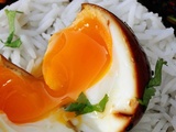 Oeufs mollets marinés à la coréenne