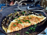 Omelette aux chanterelles grises & persil