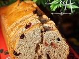 Pain d'épices aux cranberries
