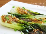 Pak choi à l'ail et au gingembre