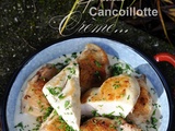 Poulet à la crème Cancoillotte