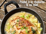 Poulet à la rhubarbe & au miel