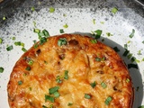 Quiche au Poulet, Champignons & Fromage