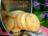 Sablés au melon confit