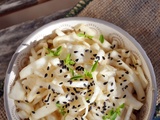 Salade de chou blanc à la japonaise