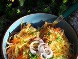 Salade de choucroute crue et carottes