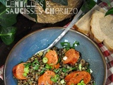 Salade de lentilles & saucisses Chorizo