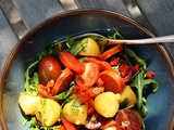 Salade espagnole aux pommes de terre au chorizo & aux herbes fraîches