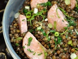 Salade lentilles & saucisse de Morteau