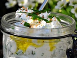 Tartinade de chèvre à la ciboulette