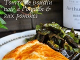 Tourte de boudin noir à l'oignon & aux pommes