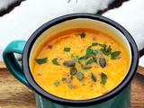 Velouté de potimarron au Boursin