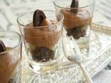 Verrine Brownie, Poire Caramélisée et Mousse Chocolat Caramel