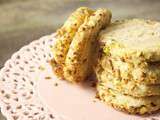 Biscuits au fromage frais et aux pistaches