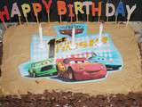 Gâteau d'anniversaire Cars - 2ème version