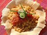 Salade de lentilles corail au jambon cru