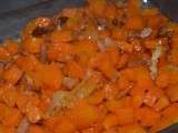 Poellée de carottes caramélisées