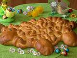 Agneau brioché pour Pâques