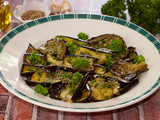 Aubergines rôties aux anchois et à l’origan