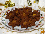 Biscuits étoiles au chocolat