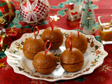 Boules de pain d’épices à l’orange amère aux épices de Noël