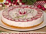 Cheese cake aux radis roses