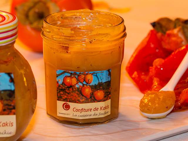Recettes de Confiture de kaki de La cuisine de Jackie