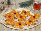 Etoiles feuilletées aux mandarines confites