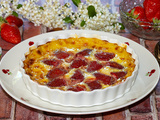 Flan aux fraises à la fève de Tonka