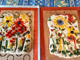 Foccacias fleuries de Maëli et Cléa